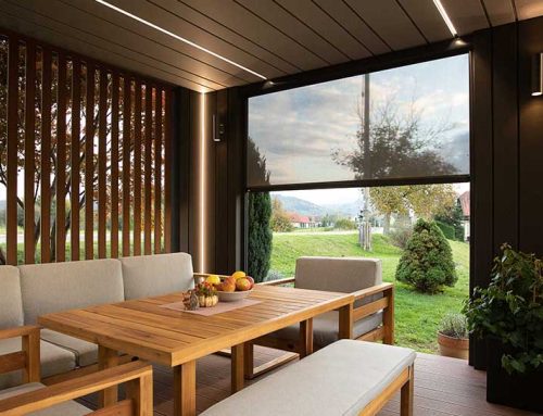 Ali naj zaprem stranice nadstreška?